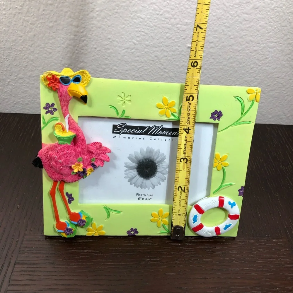 Bundle of 3 Resin Colorful 3D Art Vacation Picture Frames